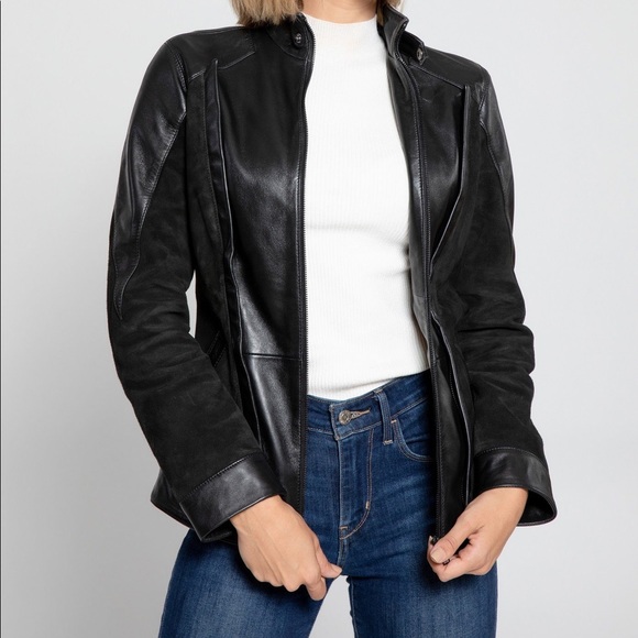 Genuine leather Jacket with suede - Picture 4 of 5